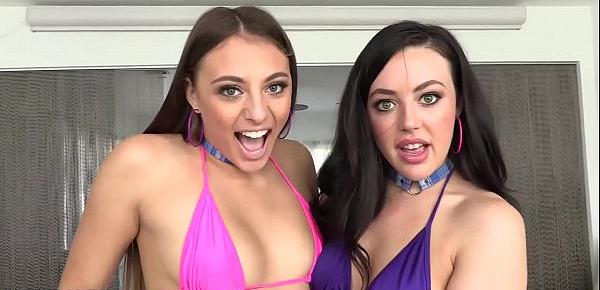  LesbianX - Gia Piledrives Whitney&039;s Ass With Strapon